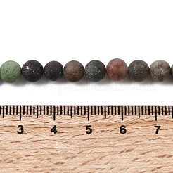 天然石グリーンオパールビーズ連売り  ラウンド  艶消し  8~8.5mm  穴：1mm  約46個/連  14.76''（37.5センチメートル）&nbsp;G-H045-A03-8MM-01