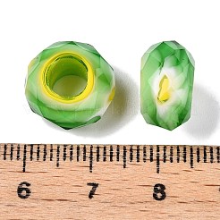 Two Tone Glass European Beads&nbsp;GDA009-5