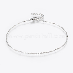304 Stainless Steel Anklets&nbsp;AJEW-H013-05