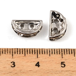 Brass Crystal Rhinestone Spacer Bars&nbsp;RB-T019-02A-P