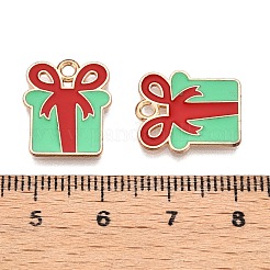 Christmas Theme Alloy Enamel Pendants&nbsp;ENAM-T020-33B