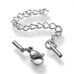 Tarnish Resistant 304 Stainless Steel Curb Chain Extender&nbsp;STAS-K195-29P-015