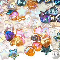 200Pcs 10 Styles Electroplate Glass Beads&nbsp;EGLA-SC0001-53