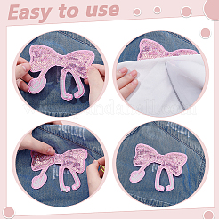 8Pcs 4 Colors Computerized Embroidery Cloth Self Adhesive Patches&nbsp;PATC-WR0001-18