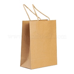 DIY Rectangle with Fox Pattern Kraft Paper Bag Making Set&nbsp;DIY-F079-06