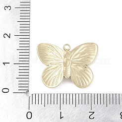 304ステンレスペンダント  バタフライチャーム  14KGP本金メッキ  15.5x20x3mm  穴：1.4mm&nbsp;STAS-L022-418G