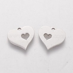 Non-Tarnish 304 Stainless Steel Charms&nbsp;STAS-Q201-T070