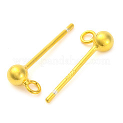 925 Sterling Silver Studs Earrings Findings&nbsp;STER-K182-01G