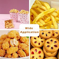 20色のチェリープリント紙ポップコーンボックス2個  スナックボックス装飾ボックス  台形  ミックスカラー  7x5x12cm  10個/カラー&nbsp;ST-CJ0010-14
