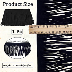 1Pc Suede Fabric Tassels Ribbon&nbsp;OCOR-GF0005-60A-01