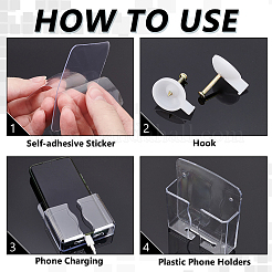 1 Set Plastic Phone Holders&nbsp;AJEW-WH0270-909