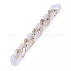Handmade CCB Plastic Curb Chain&nbsp;AJEW-JB00678-09