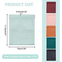 6Pcs 6 Colors PU Leather Earphone Pouches&nbsp;ABAG-NB0001-73A