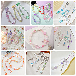 210G 7 Colors Transparent & Opaque Acrylic Beads&nbsp;TACR-PA0001-29