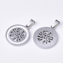 201 Stainless Steel Pendants&nbsp;STAS-N089-71P