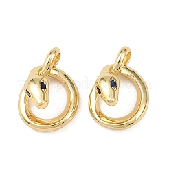 Brass with Cubic Zirconia Pendants&nbsp;KK-L251-64G