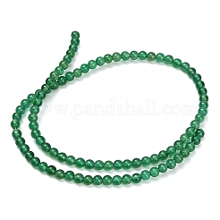Natural Green Onyx Agate(Dyed & Heated) Beads Strands&nbsp;G-C262-B06-4mm