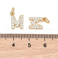 SHEGRACE Brass Micro Pave Clear Cubic Zirconia Pendants&nbsp;XGRQ29963-394G-M