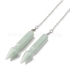 Natural & Synthetic Gemstone Pointed Dowsing Pendulums&nbsp;G-Q184-04P