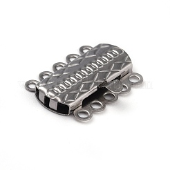 Tarnish Resistant 304 Stainless Steel Box Clasps&nbsp;STAS-H151-17P