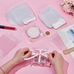 50Pcs Square PVC Storage Gift Boxes&nbsp;CON-BC0007-86