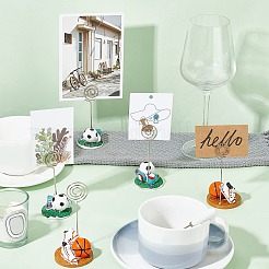 6Pcs 2 Style Resin Memo Clip&nbsp;AJEW-CA0002-02