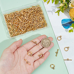 120Pcs Tibetan Style Alloy Toggle Clasps&nbsp;FIND-SP0001-21AG