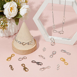 100Pcs 10 Styles Tibetan Style Alloy Links/Connector&nbsp;TIBE-AR0001-12