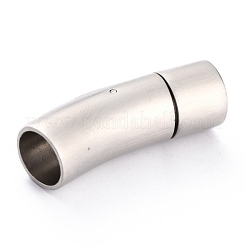 変色しない316サージカルステンレススチール製バヨネット留め具  コラム  ステンレス鋼色  31x11x10mm  内径：8mm&nbsp;STAS-G241-06MP