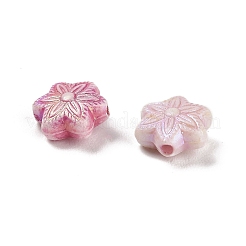 プラスチックビーズ  花  ミックスカラー  11x5mm  穴：1.5mm  1219個/ 500g&nbsp;KY-B004-11E