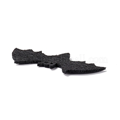 ウール フェルト バット パーティーの装飾  ハロウィーンをテーマにしたディスプレイ装飾  飾り木用  バナー  ガーランド  ブラック  70x31.5x2mm&nbsp;AJEW-P101-01A