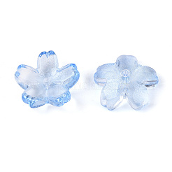 Baking Paint Transparent Glass Bead Caps&nbsp;DGLA-N014-06A-02
