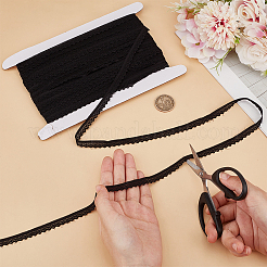 30 Yards Nylon Elastic Wavy Edged Flower Lace Ribbon&nbsp;OCOR-FG0002-79A