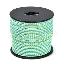 編んだ丸鋼線  DIYブレスレット用  シャンパンイエロー  3.2mm&nbsp;OCOR-D300-15