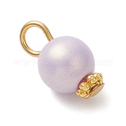 オペークアクリルパーツ  ラウンド  ゴールドカラー  14.5x8mm  穴：3mm&nbsp;PALLOY-JF04254-02
