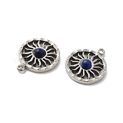 Natural Lapis Lazuli Sun Charms&nbsp;STAS-B074-05P-03