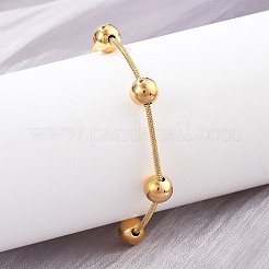 304 Stainless Steel Satellite Chains Bracelets for Women&nbsp;BJEW-D337-01C-G