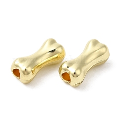 合金ビーズ  骨  ゴールドカラー  15x7x6mm  穴：3mm&nbsp;ENAM-D050-09G