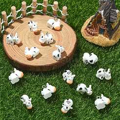 40Pcs Opaque Resin Animal Pendants&nbsp;RESI-SZ0003-29