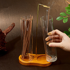 Glass Incense Holder&nbsp;AJEW-WH0410-193B