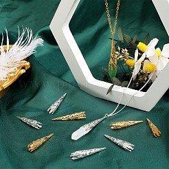 160 個 2 色のアイロンビーズコーン  ミックスカラー  42x8mm  穴：1mm  80個/カラー&nbsp;IFIN-SC0001-72
