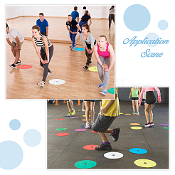 24Pcs 6 Colors TPR Non-Slip Mark Discs for Football Basketball Sports Training&nbsp;AJEW-FH0008-97