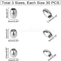 304 Stainless Steel Beads&nbsp;STAS-UN0018-60P