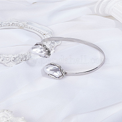 1Pc Iron Cuff Bangles&nbsp;BJEW-LP0005-02P