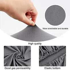 Fiber Stretch Round Bar Stool Covers&nbsp;AJEW-WH0307-33B