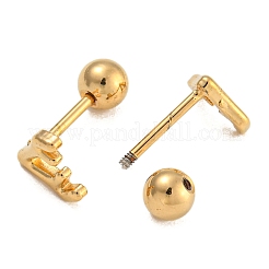 304ステンレススチール軟骨ピアス  ゴールドカラー  鹿  6x6mm&nbsp;EJEW-B066-01F-G