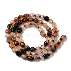 Dyed & Heated Natural Agate Beads Strands&nbsp;G-K376-F22-01