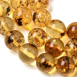 Natural Amber Beads Strands&nbsp;G-K376-H03-01