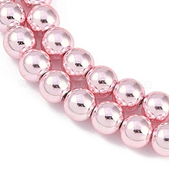 Baking Paint Electroplated Synthetic Non-magnetic Hematite Beads Strands&nbsp;G-H072-E01-01A