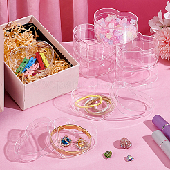 Heart Transparent Plastic Candy Gift Cases&nbsp;CON-WH0085-163
